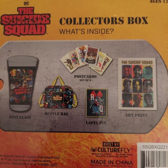 Rare- DC Comics The Suicide Squad Collector Box – 5 Collectible Items - Picture 7 of 8
